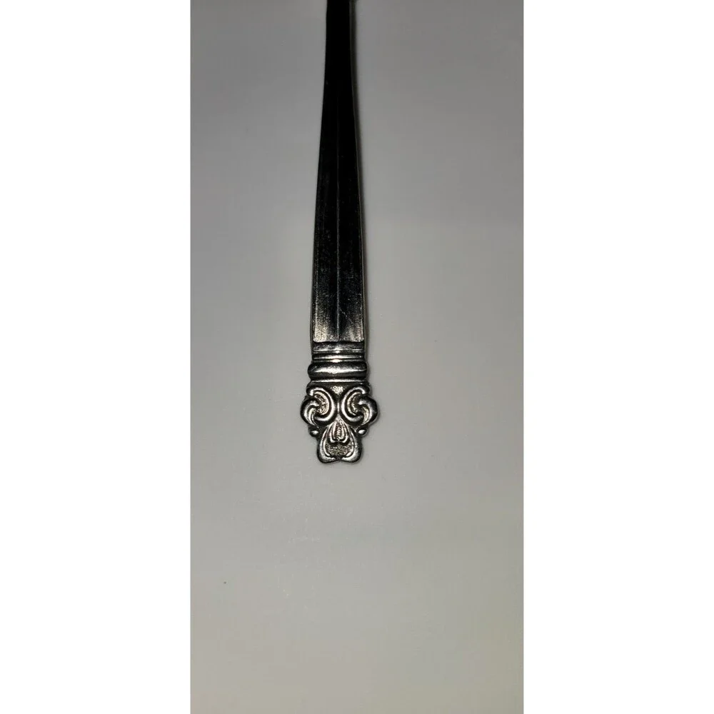 Vintage Ekco Eterna Stainless Steel Crown Tiara Sugar Spoon 5 3/4